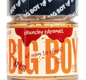 BigBoy Crunchy Caramel – arašídový krém se slaným karamelem a rýžovými křupavými kuličkami 200 g