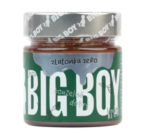 BigBoy Zlatonka zero – Lískový krém s březovým cukrem a kousky křupavých oříšků 220 g