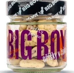 BigBoy pekan v bio bílé čokoládě 120 g