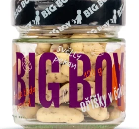 BigBoy pekan v bio bílé čokoládě 120 g