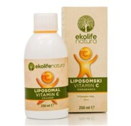 Liposomal Vitamin C 500 mg 250 ml pomeranč