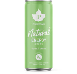 Natural Energy Drink 330 ml – green apple