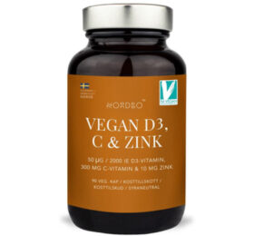 Vegan D3, C & Zinek 90 kapslí